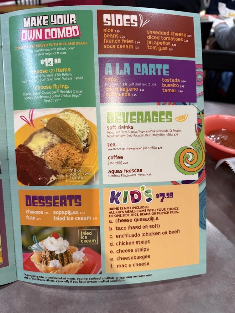 Panchito's Mexican Restaurant Menu image 3